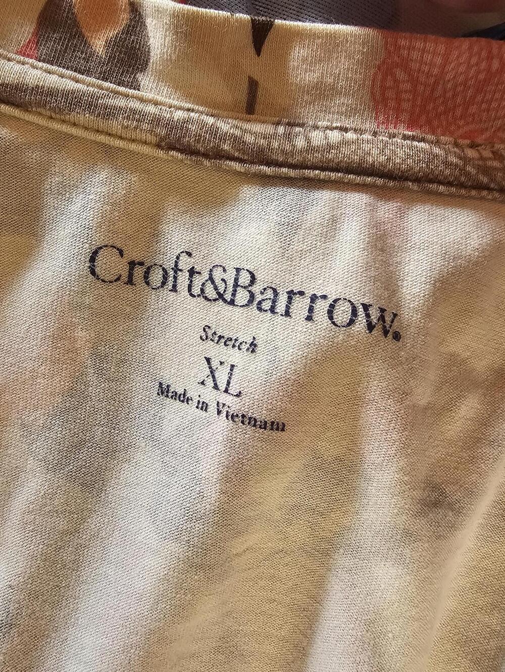 Croft & Barrow Stretch Floral Short Sleeve Top Size XL - Picture 3 of 4